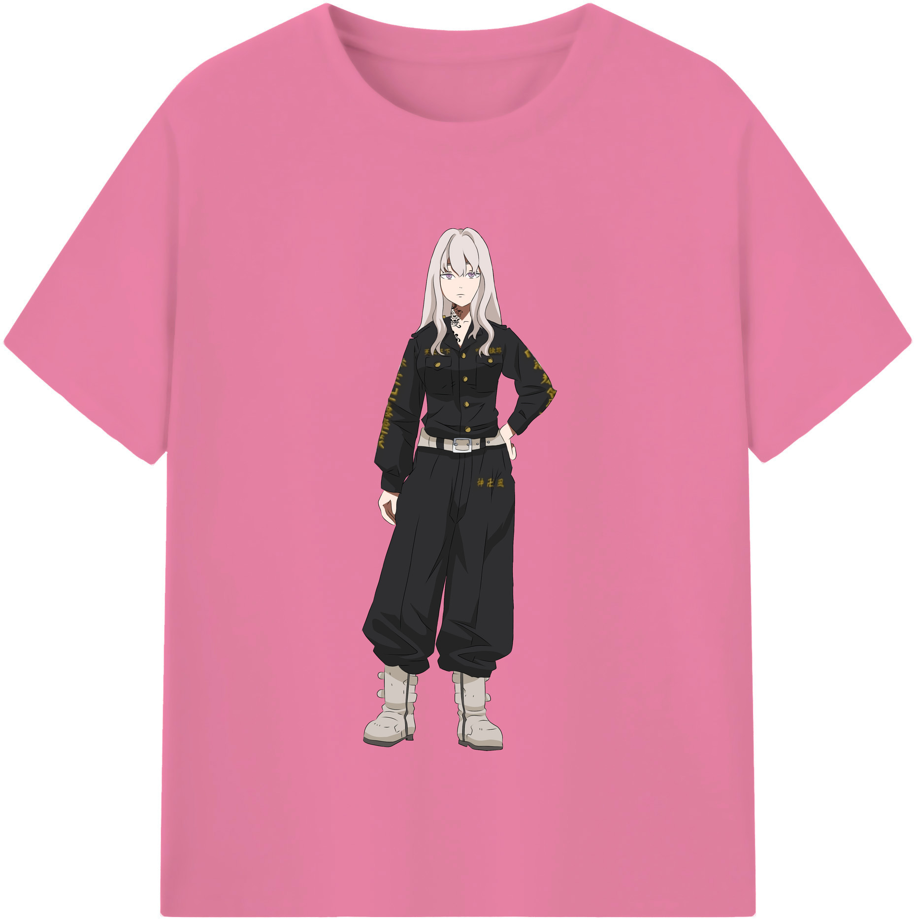 （画像用） 東京リベンジャーズ Tokyo Revengers 綿100％半袖Tシャツ（フロントプリント）